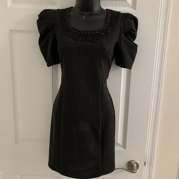 NWOT Forever 21 Dark Gray Dress. - Picture 3 of 16